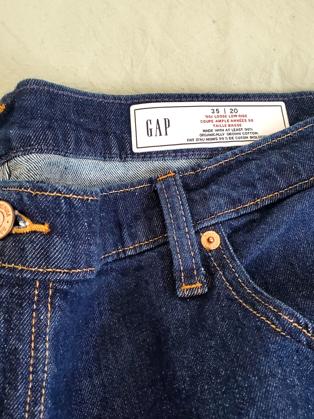 GAP Jeans Indigo Blue Low-Rise